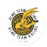 Wile E. Coyote Acme Team Racing Round Sticker