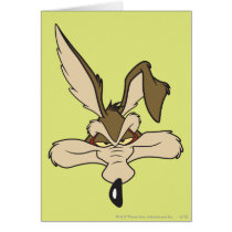 Wile E. Coyote Pleased Head Shot Greeting Card