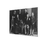 Wilhelm Liebknecht and his family Gallery Wrapped Canvas