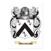 Wilhelms Family Crest (Coat of Arms) Postcards