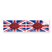 Will and Kate 2011 Limited Edition Commemorative Bumper Sticker