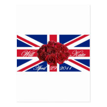 Will and Kate 2011 Limited Edition Commemorative Postcard