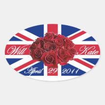 Will and Kate 2011 Limited Edition Commemorative Stickers