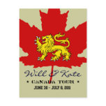 Will and Kate CANADA Tour Postcard