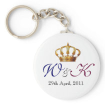Will and Kate Monogram Keepsake Keychain keychains