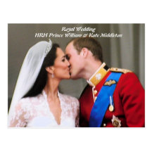 Will and Kate Royal Wedding Post Card