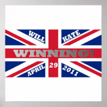 Will and Kate Winning Wedding Poster