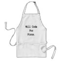 will code for pizza aprons