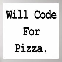 will code for pizza print