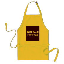 Will Cook For Food Gifts Apron
