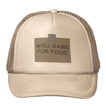 Will Game For Food Mesh Hats