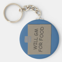 Will GM For Food Keychain