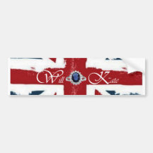 Will & Kate Bumper Sticker