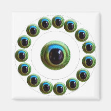 Will Kill Evil - Dragon's Eye Collection Fridge Magnet