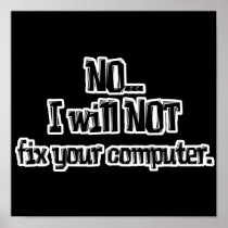 Will NOT Fix Your Computer Print