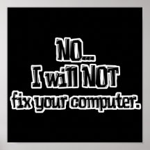 Will NOT Fix Your Computer Print