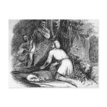 Will Scarlet Kills a Buck Postcard