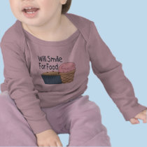 Will Smile for Food t-shirts