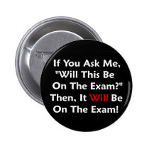 Will This Be On The Exam? buttons