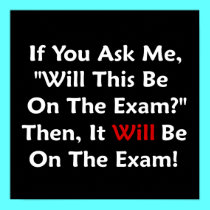 Will This Be On The Exam? posters