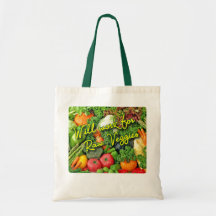 will work for raw veggies canvas bags