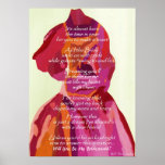 "Will You Be My Bridesmaid" Autumn Wedding Poster posters