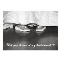 Will You Be My Bridesmaid? Bridesmaids Card Announcement