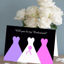 Will You Be My Bridesmaid Card -- Bridesmaid Poem