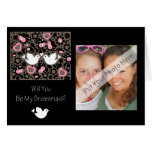 Will You Be My Bridesmaid Card Love Birds