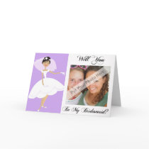 Will You Be My Bridesmaid Card-Personalized