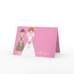 Will You Be My Bridesmaid Greeting Card?