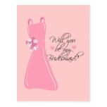 "Will you be my Bridesmaid?" Postcards