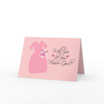 "Will you be my Flower Girl?" Greeting Cards