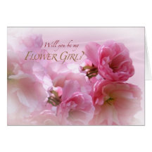 Will you be my Flower Girl? Greeting Card
