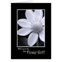 Will you be my Flower Girl Greeting Card