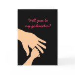 will you be my godmother card