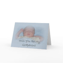 Will You Be My Godparent Card