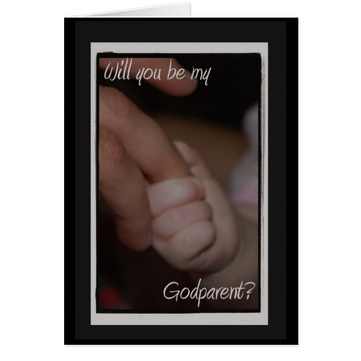 Will You Be My Godparent Card