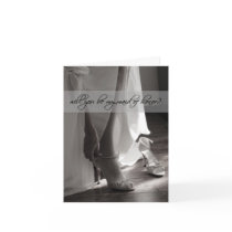 Will you be my maid of honour? card