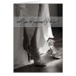Will you be my maid of honour? card