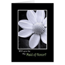Will you be my Maid of Honour Card