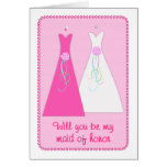 Will You Be My Maid of Honour? Card