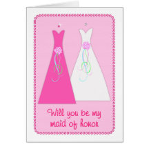 Will You Be My Maid of Honour? Card