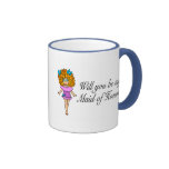 Will You Be My Maid Of Honour? (Girl) Mugs