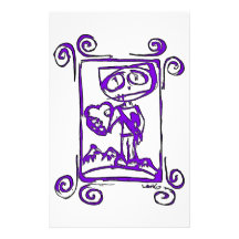 Will you be my Valentine this Valentines Day Custom Stationery