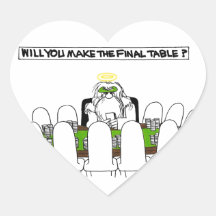 Will YOU make the final table? Sticker