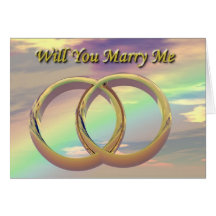 Will you marry me Card