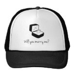 Will You Marry Me? Mesh Hats