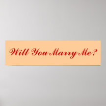 Will You Marry Me? Print