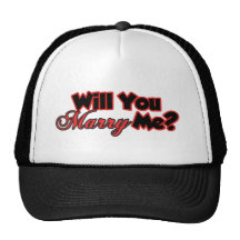 Will you marry me trucker hat
